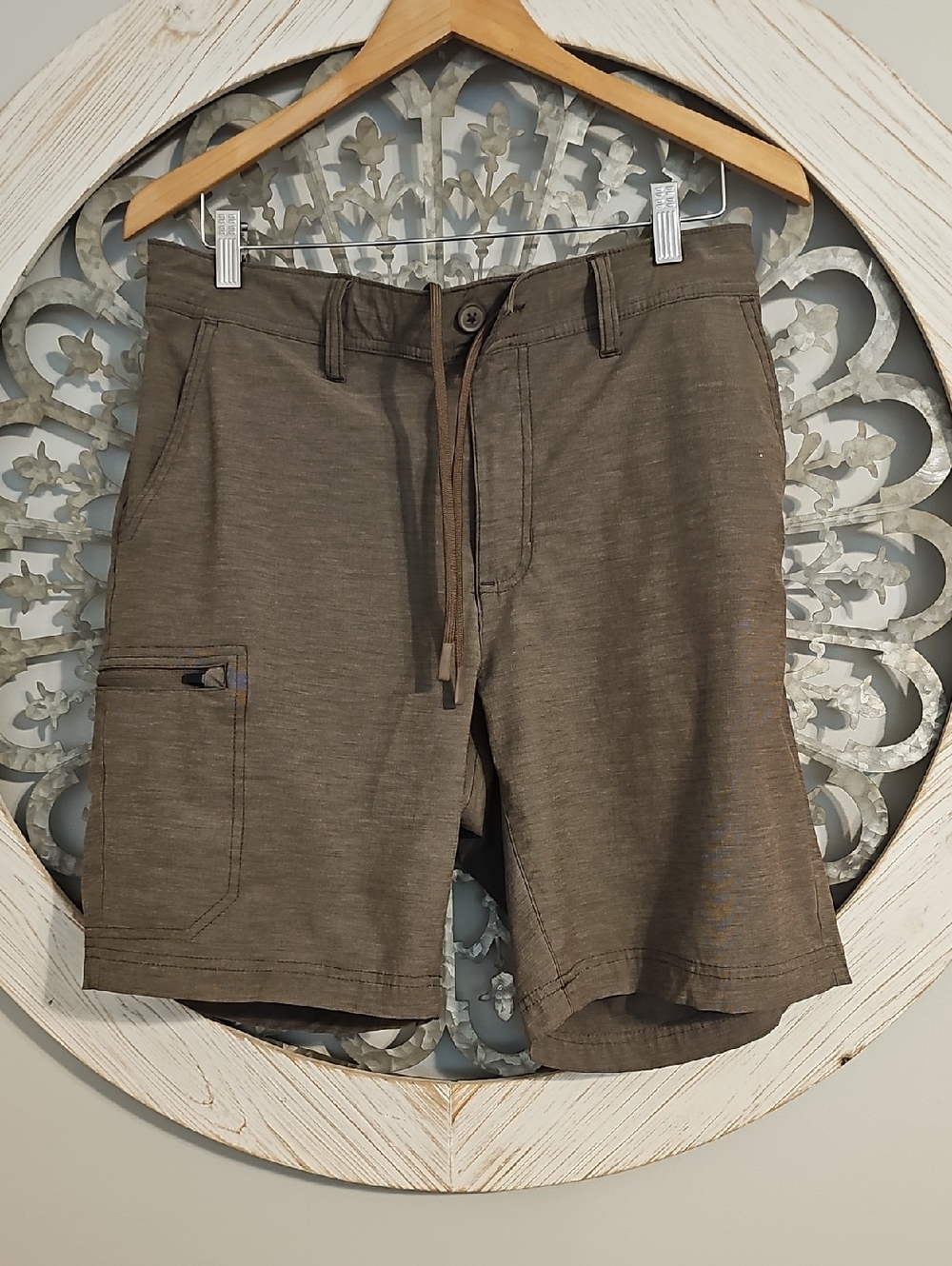 Sonoma Men's Casual Drawstring Shorts - Olive Brown